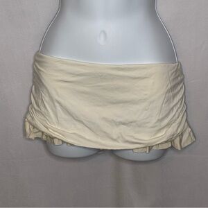 🐼 3/$25 Mossimo White Beach Bikini Skirt size XL